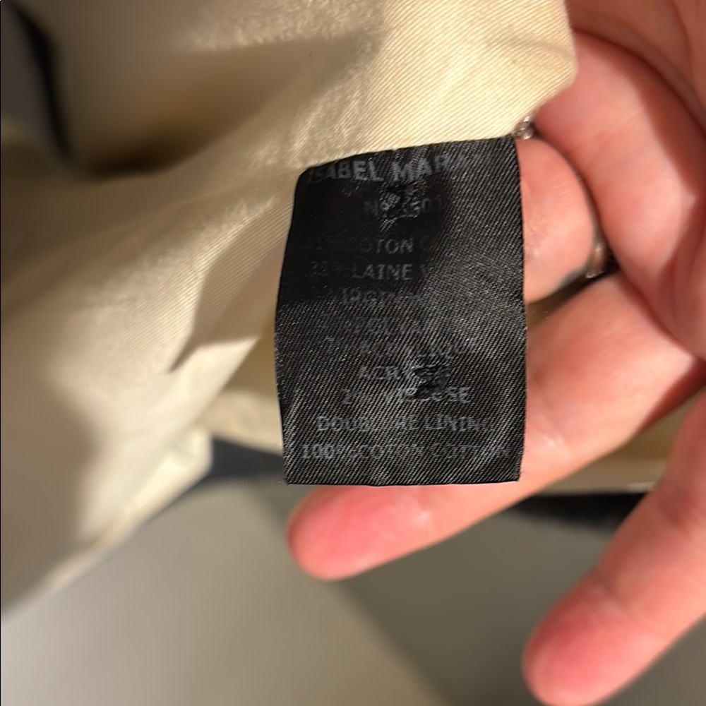 Etoile Isabel Marant Grey Wool Blend Peacoat - Picture 4 of 7